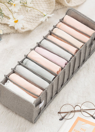 Cationic Underwear Storage Box Dormitory Fabric Bra, Socks, Panty Box