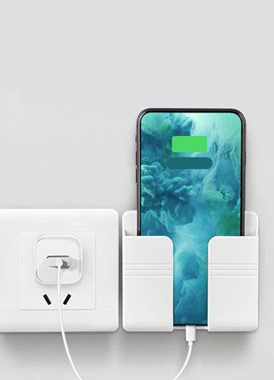 Mobile Phone Charging Storage Rack Punch-free Sticky Storage Box