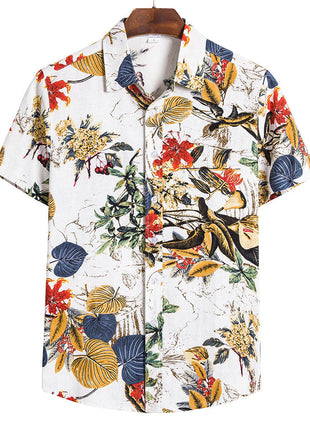 Men's Cotton Short Sleeve Shirt
