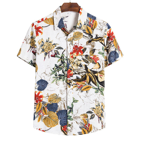 Men's Cotton Short Sleeve Shirt