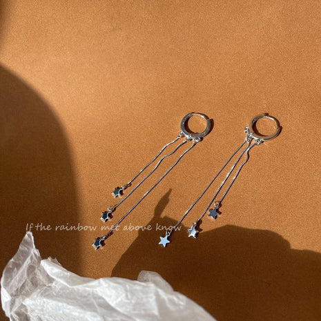 Japanese Star Tassel Earrings