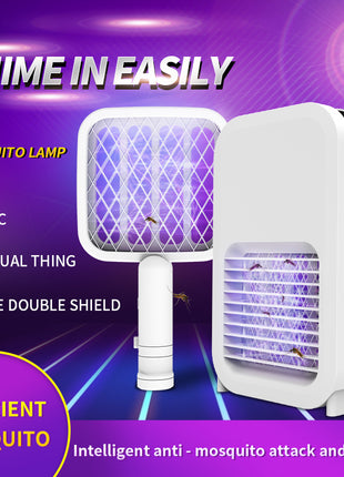 2in1 Efficient Mosquito Killer Lamp & Racket USB