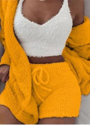 3 Pieces Soft & Warm Pyjamas Set