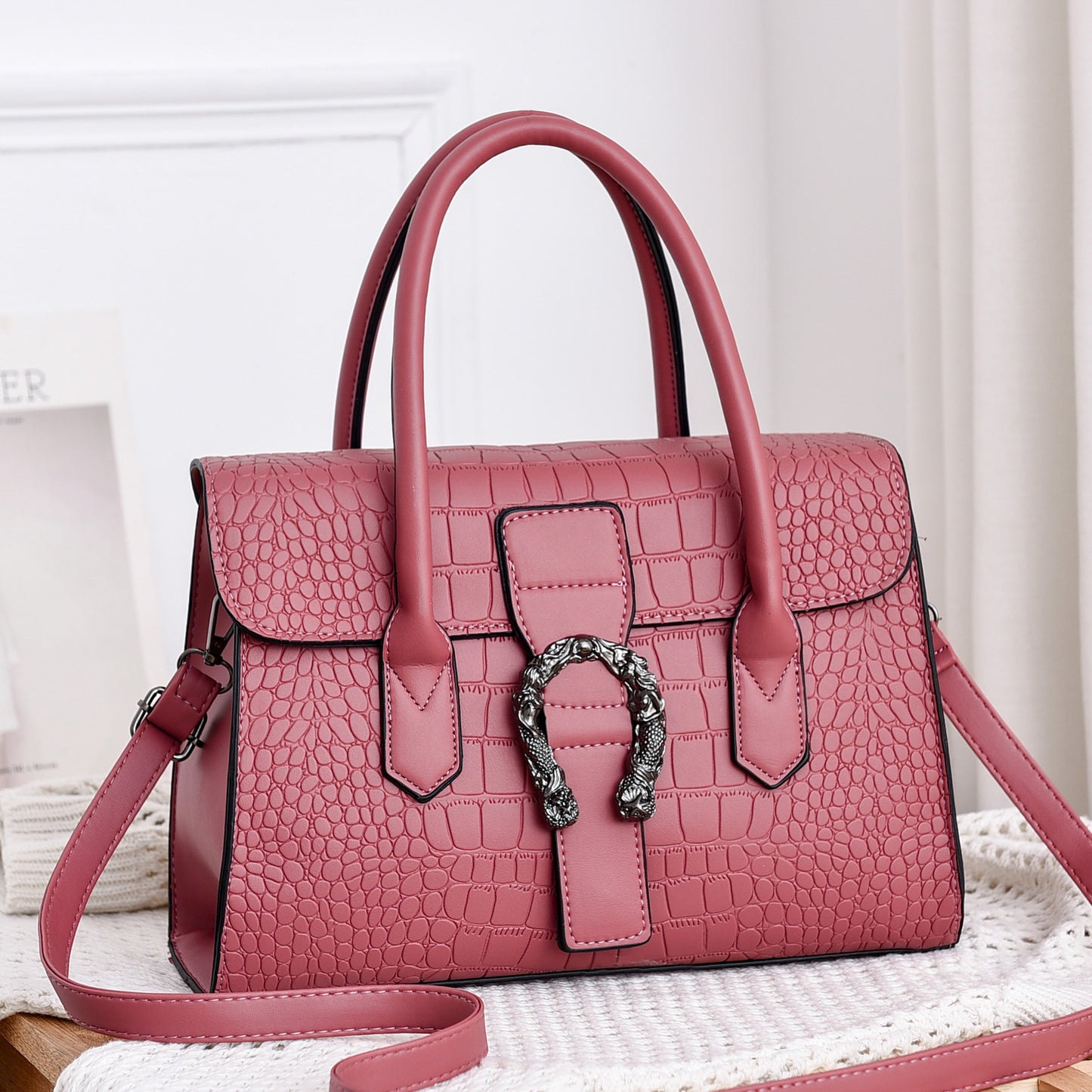 Korean Fashion Shoulder Diagonal Tote Handbags