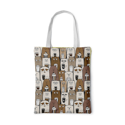 Canvas Handbag Cute Animal Handbag