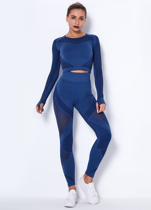 Seamless Knitted Absorbent Yoga Suit