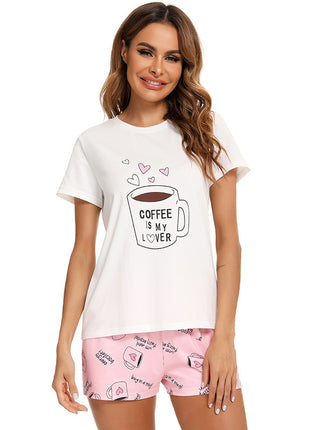 Cotton Cute Thin Short-Sleeved Pyjamas