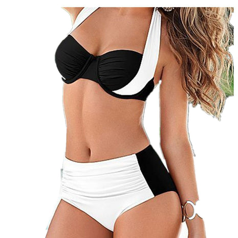 New Sexy High Waist Halter Bikini Swimsuit
