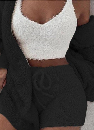 3 Pieces Soft & Warm Pyjamas Set