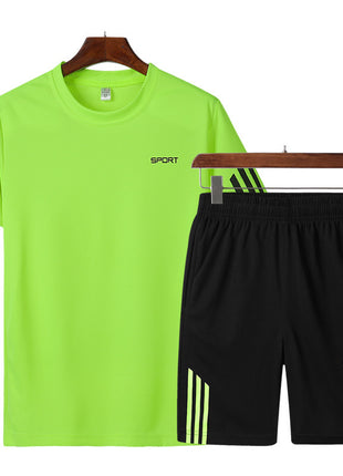 Thin Section Breathable T-Shirt & Shorts Set