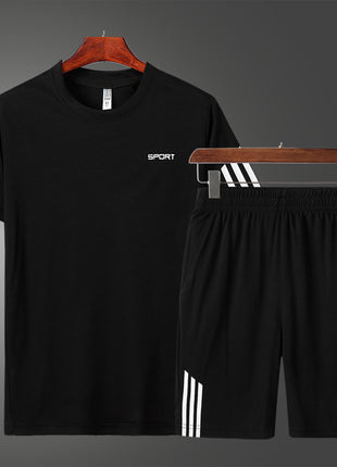 Thin Section Breathable T-Shirt & Shorts Set
