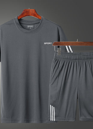Thin Section Breathable T-Shirt & Shorts Set