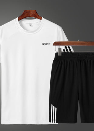 Thin Section Breathable T-Shirt & Shorts Set