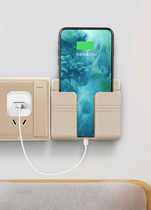 Mobile Phone Charging Storage Rack Punch-free Sticky Storage Box