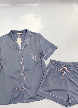 Ice Silk Very Soft Pyjama Set