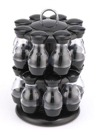 Double-layer Rotating Spice Rack