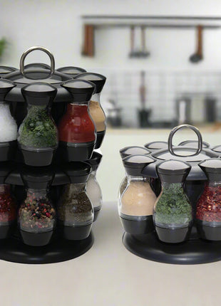 Double-layer Rotating Spice Rack