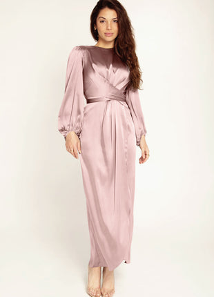 Loriya Tunic Satin Abaya