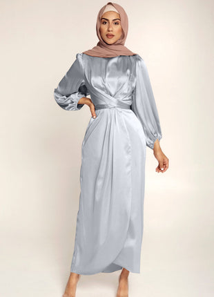 Loriya Tunic Satin Abaya