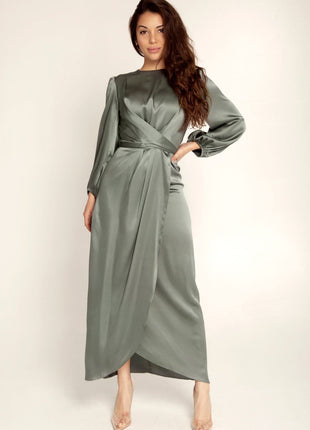 Loriya Tunic Satin Abaya