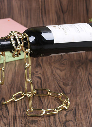 Iron Chain Bottle Holder