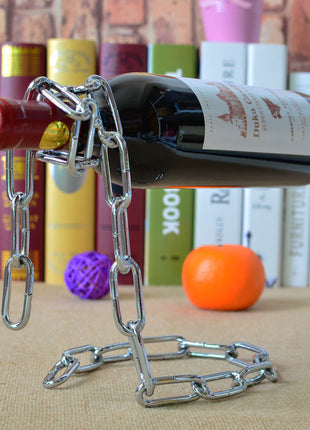 Iron Chain Bottle Holder