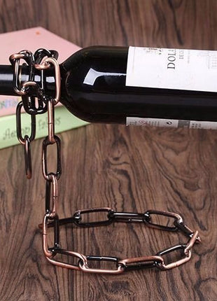 Iron Chain Bottle Holder