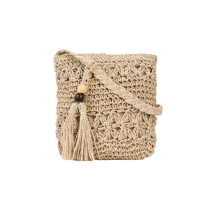 Handmade Woven Small Crossbody Handbags