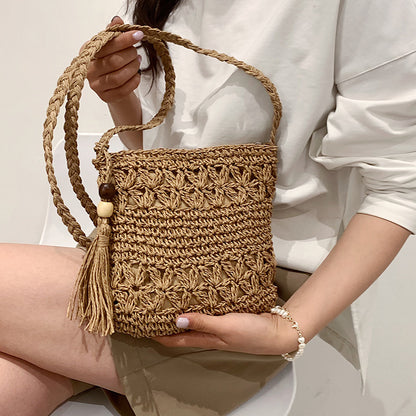 Handmade Woven Small Crossbody Handbags