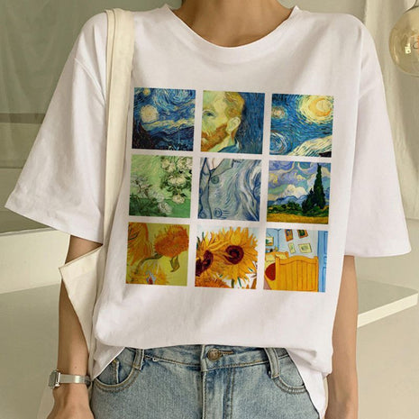 Van Gogh oil T-shirt
