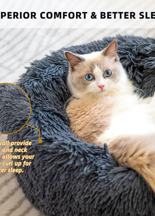 Pet Beds Round Plush Kennel Nest Mat Beds