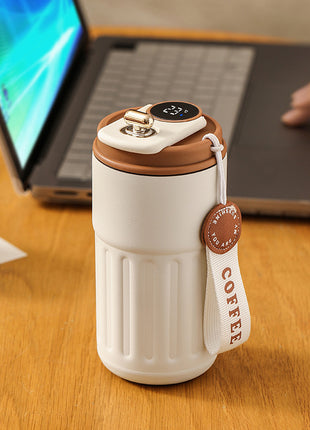 Smart Digital Thermal Bottle – Stainless Steel Insulated Coffee Mug (450ml)