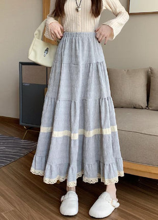 Sense Stitching Gentle Drape Skirt