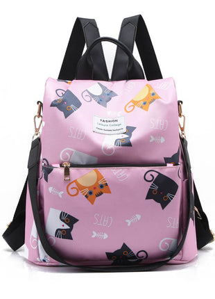 Large capacity anti-theft backpack