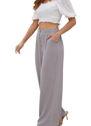 Cotton And Linen Casual Straight Pants