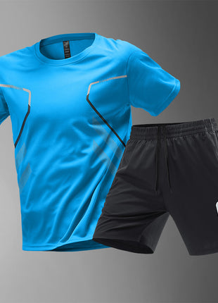 Quick-drying Breathable Short Sleeve Round Neck Set