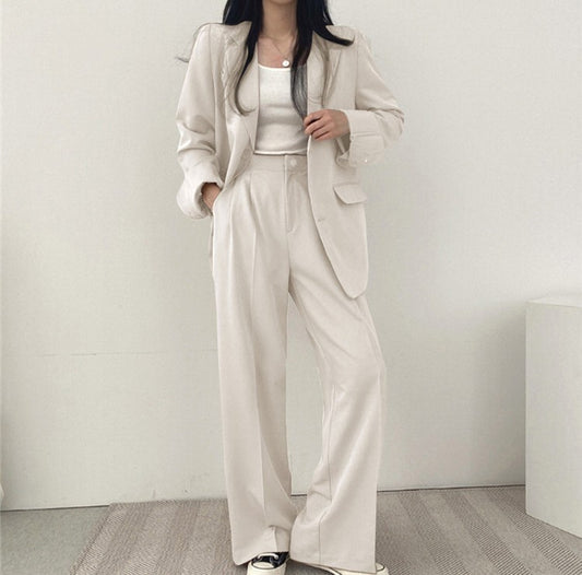 Korean Style Casual Suit Set