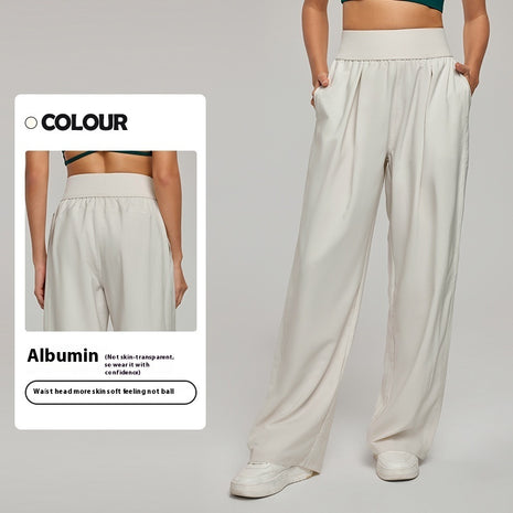 High Waist Loose Slimming Breathable Sports Trousers