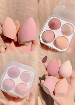 Makeup Sponge Egg with Box Set of 4