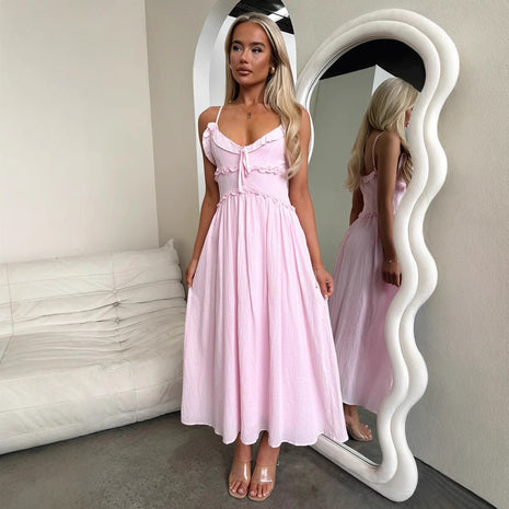 INS Casual Loose Vacation Dress