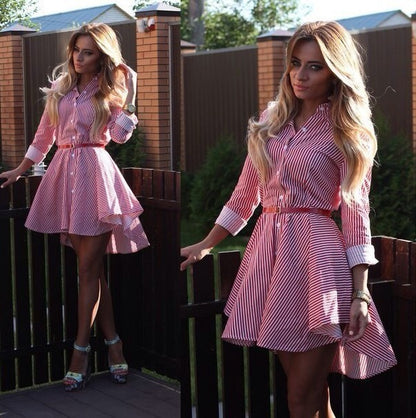 Long sleeve Designer Mini Dress