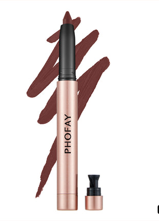 PHOFAY Matte Lip Liner + Lipstick Pen