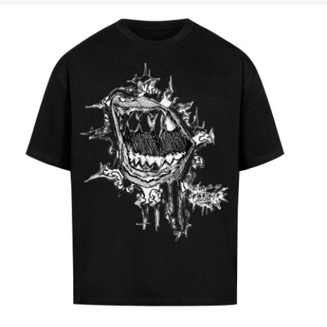 Creative Short Sleeves with Printed Patterns T-Shirt