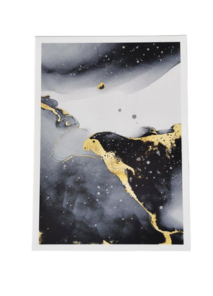 Black & Gold Marble - 60x80 cm