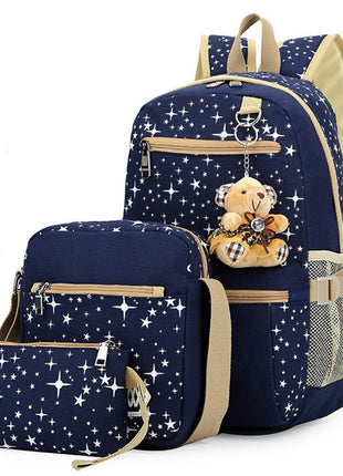 Three-piece backpack