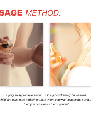 Women's Pheromone Perfume Wrist Back Ear Neck Natural Long Lasting Light