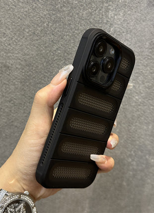 iPhone 11/12/13/14/15 Breathable Heat Dissipation Mesh Case