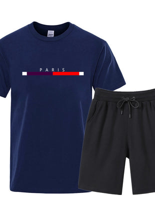 Cotton T-shirt & Shorts Two-piece Set