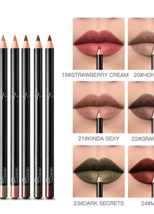 PUDAIER Lipliner Waterproof Set of 6