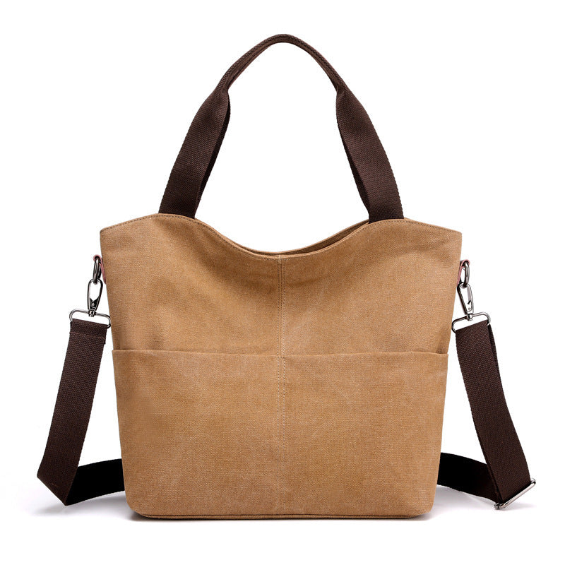 Korean Fashion Big Canvas Tote Handbags